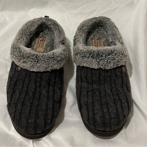 Skechers Shoes - Skechers Gray cozy Loafers with Gray Lining